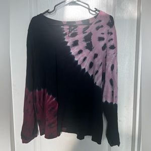 Torrid | Tie Dye  Long Sleeve Scoop Neck Lounge Tee | Torrid Plus Size 2